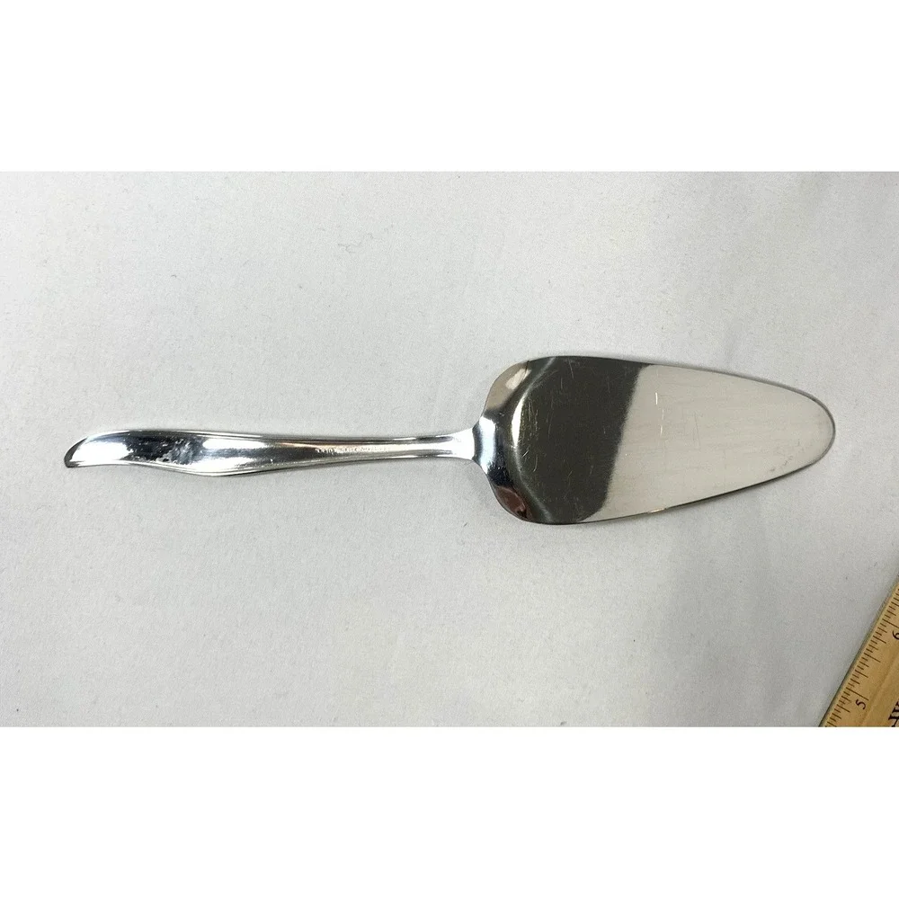 Mar-Crest CITATION Cake Pie Server‎ Stainless Flatware Atomic Starburst Vintage
